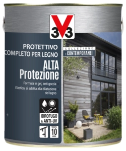 PROTETTIVO COMPLETO PER LEGNO ALTA PROTEZIONE COLLEZIONE I CONTEMPORANEI - ABETE FUME - 2,5 LITRI